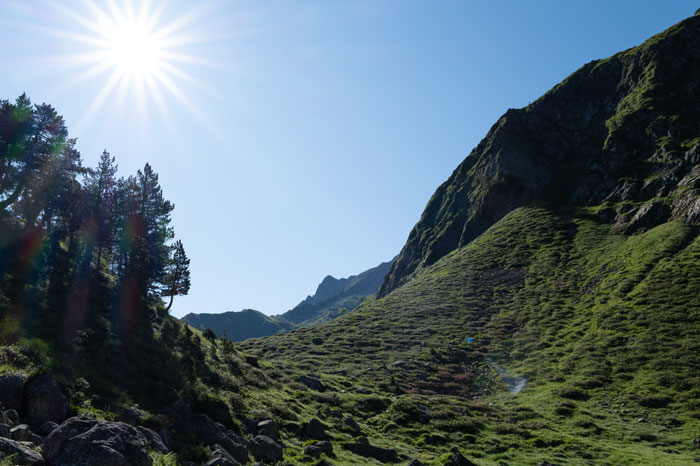 Arrivée au Lac Vert