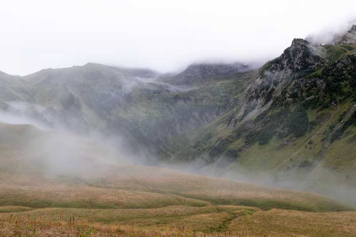 Hspice de France vers Entecade dans la brume