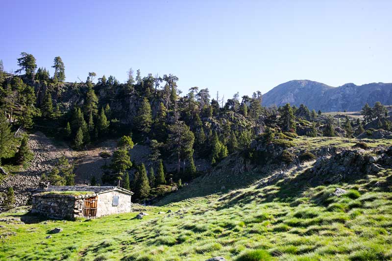 Maison de berger sur le chemin vers Bastan