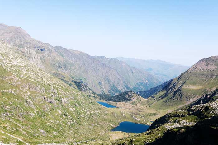 Les lac de Saussat et d'Espingo en allant vers Portillon