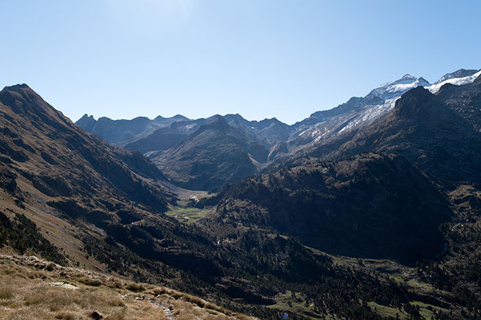 Vallée au pied de l'Aneto