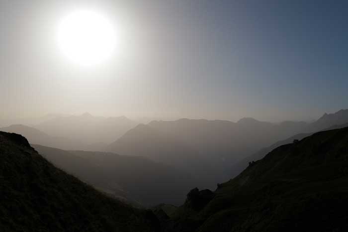Ombres et lumières sur les Pyrénées