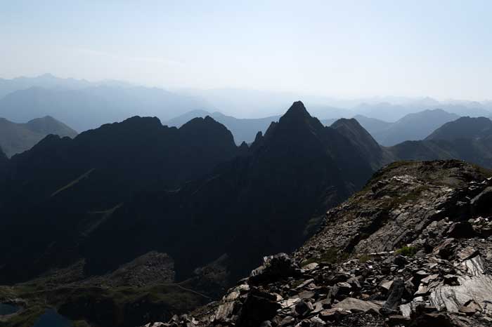 Paysages vus du pic du Sauvegarde - grandiose