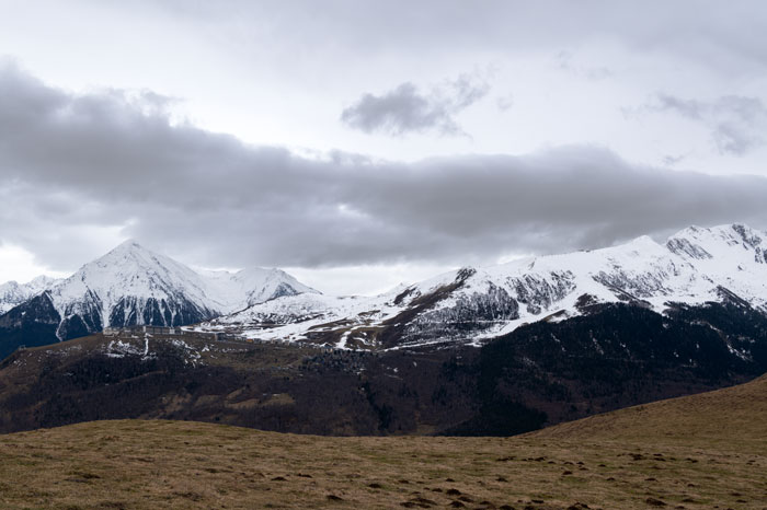 Station du Pla d'Adet vue du Cap de Pède