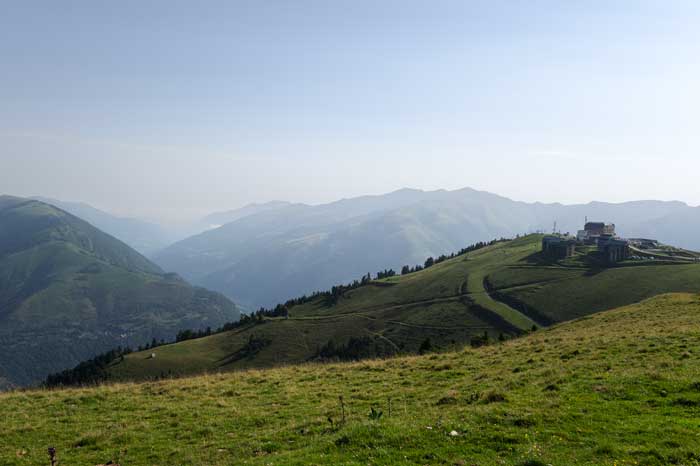 Point de départ de la randonnée vers le col de la Coume