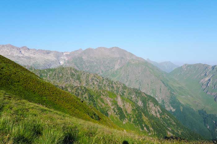 Vue du col de la Coume