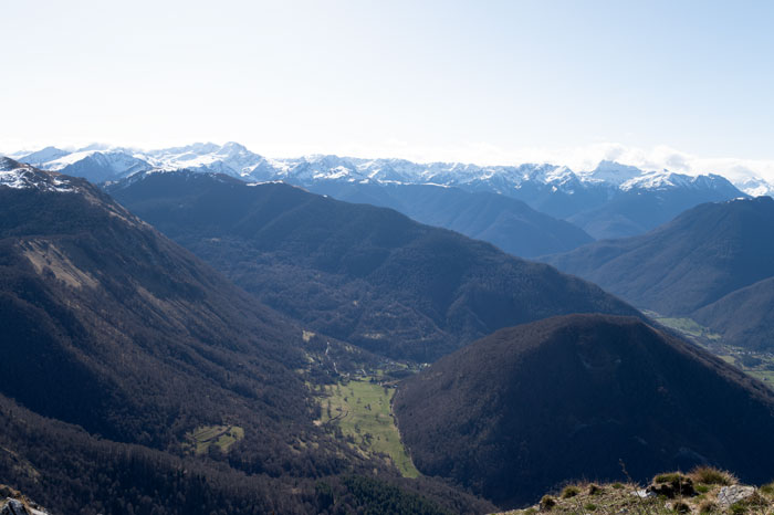 Vallée de Cierp Gau vue du pic Saillant
