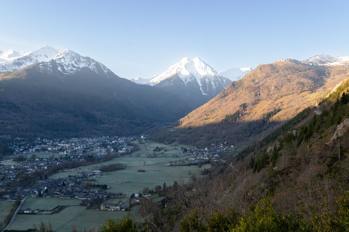 Vue de la vallée de Saint Lary au départ de Vieille Aure